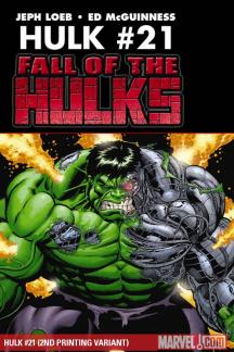 Hulk (2008) #21 (2ND PRINTING VARIANT)