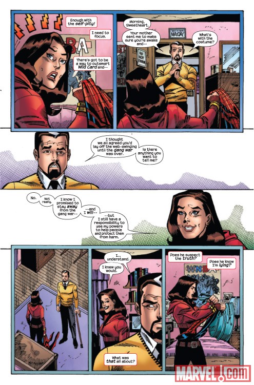 SPECTACULAR SPIDER-GIRL #1 preview art by Ron Frenz
