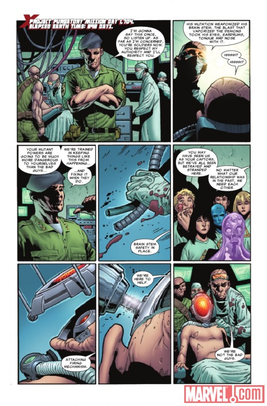 NEW MUTANTS #18 preview page by Leonard Kirk