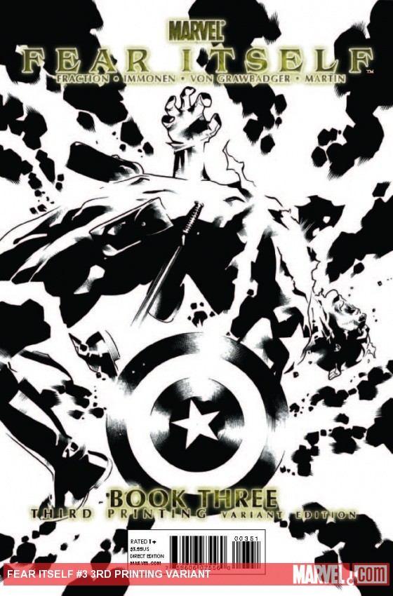 Fear Itself (2010) #3 (3rd Printing Variant)