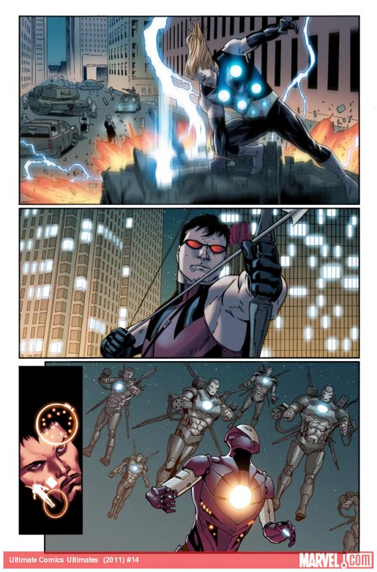 Ultimate Comics Ultimates #14 preview art by Billy Tan