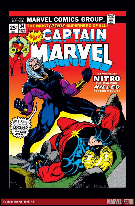 Captain Marvel (1968) #34 Cover