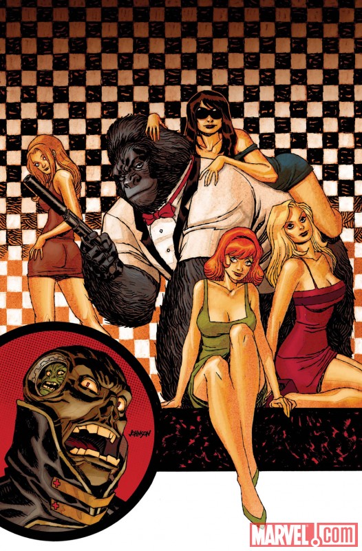 GORILLA MAN #1 cover by Dave Johnson