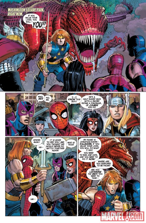 Avengers #4 preview art by John Romita Jr.