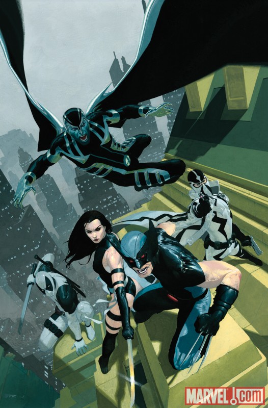 Image Featuring Archangel, Deadpool, Fantomex, Psylocke, Wolverine