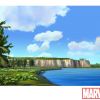 Background art from 'The Super Hero Squad Show Season 2'