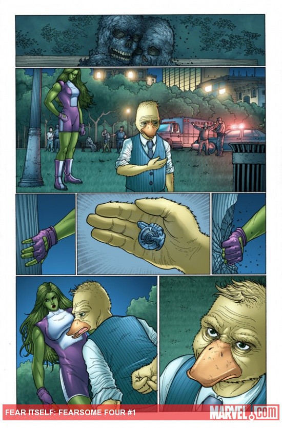 Fear Itself: Fearsome Four #1 preview art by Ryan Bodenheim