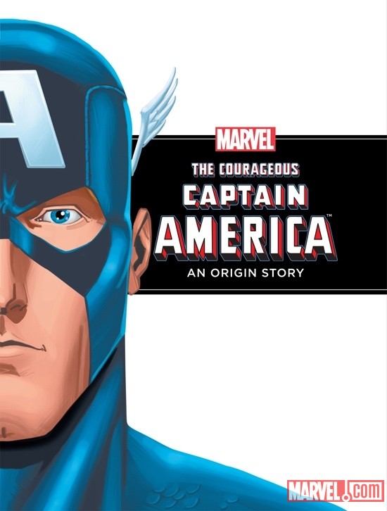 The Courageous Captain America: An Origin Story cover