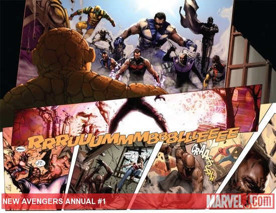New Avengers Annual #1 preview art by Gabriele Dell'Otto