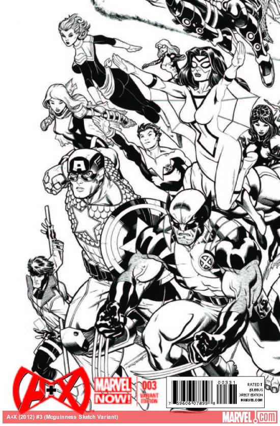 A+X 3 MCGUINNESS SKETCH VARIANT (NOW, 1 FOR 50, WITH DIGITAL CODE)