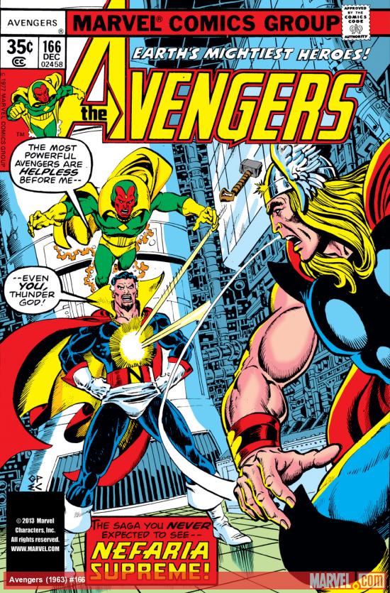 Avengers (1963) #166 Cover