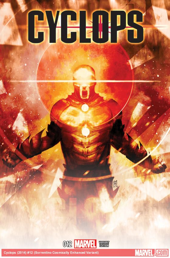Cyclops (2014) #12 (Sorrentino Cosmically Enhanced Variant)