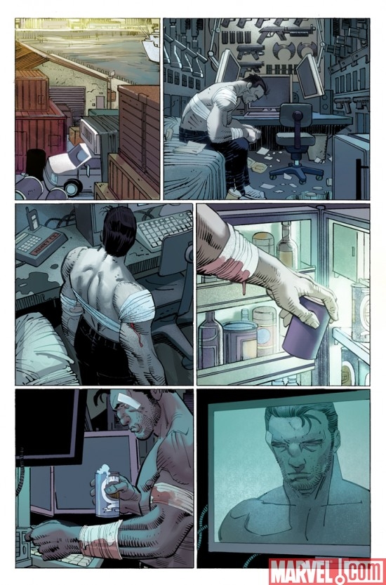 DARK REIGN: THE LIST - PUNISHER preview art by John Romita Jr.