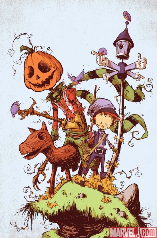 The Marvelous Land of Oz #1 cover by Skottie Young