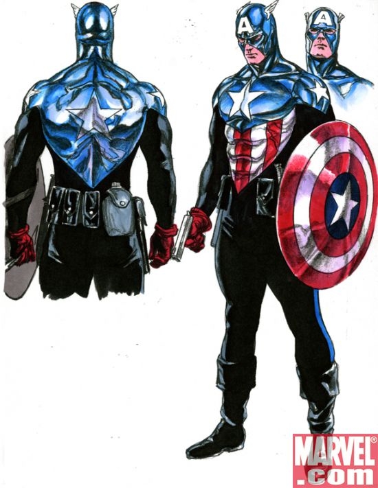 New Captain America design by Alex Ross