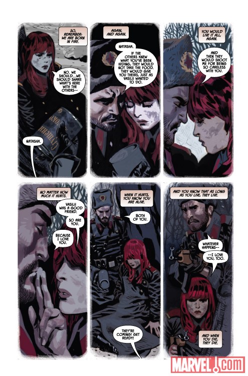 BLACK WIDOW #4 preview art by Daniel Acuna