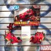 Red Vortex car on display at the Hasbro Showroom