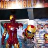 Janna O'Shea models the Iron Man 2 talking helmet
