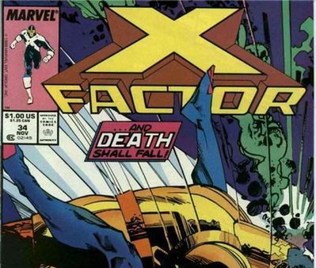X-Factor (1986) #34 cover by Walter Simonson