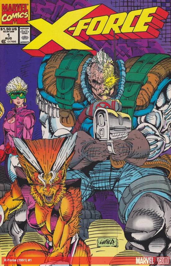 X-Force (1991) #1 cover by Rob Liefeld