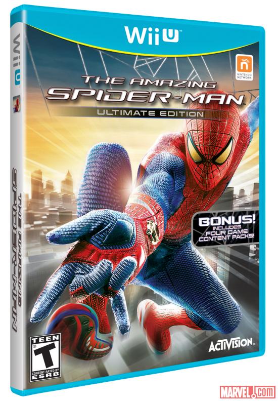 Cover art for The Amazing Spider-Man Wii U game