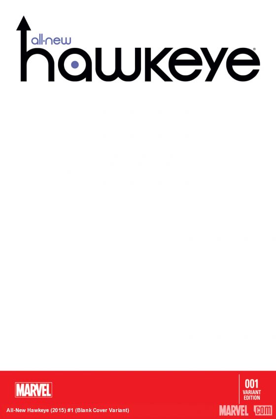 All-New Hawkeye (2015) #1 (Blank Cover Variant)