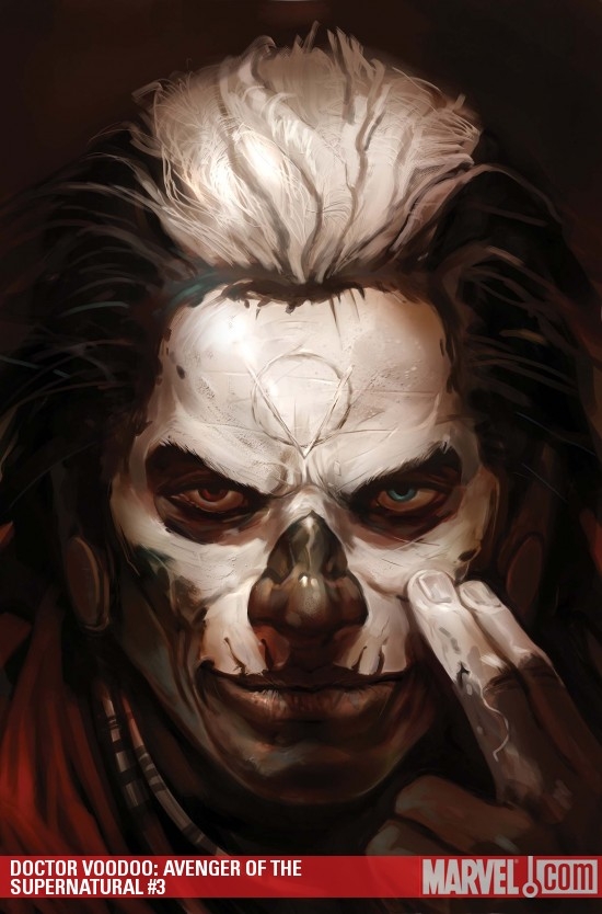 Doctor Voodoo: Avenger of the Supernatural #3 cover by Marko Djurdjevic