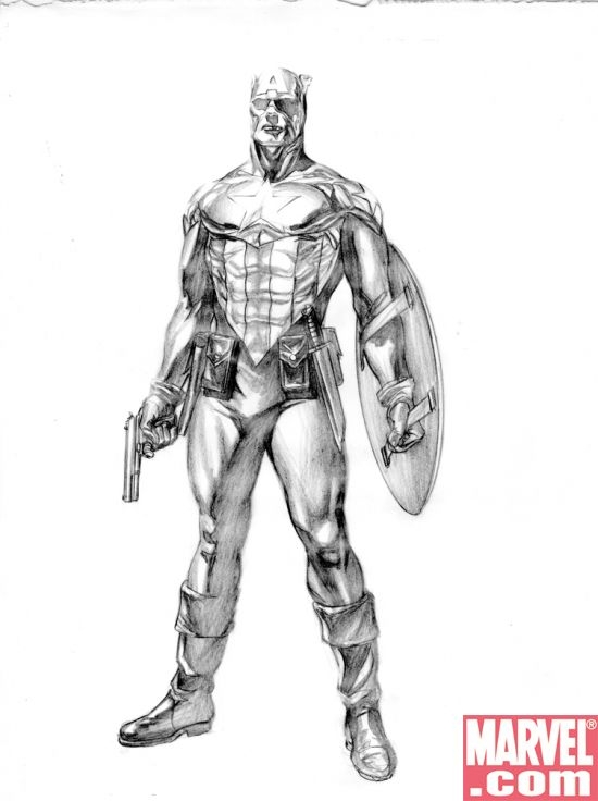 New Captain America design by Alex Ross