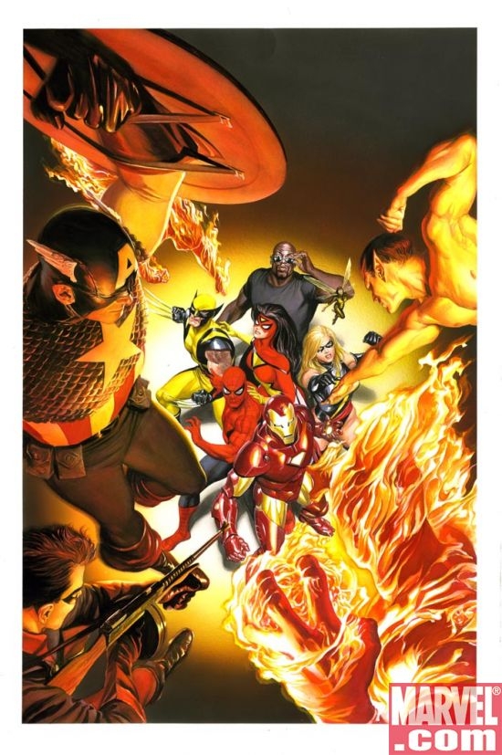 Avenger/Invaders piece by Alex Ross