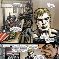 CAPTAIN AMERICA/BLACK PANTHER: FLAGS OF OUR FATHERS #2 preview art by Denys Cowan and Klaus Jansen