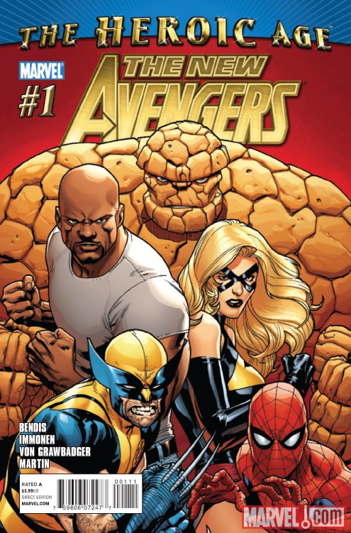 NEW AVENGERS #1 cover by Stuart Immonen