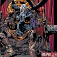 Odin on the throne
