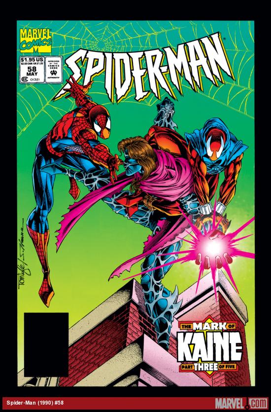 Spider-Man (1990) #58 Cover