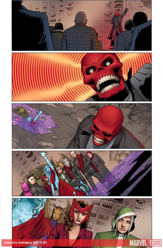 Uncanny Avengers #3 preview art by John Cassaday