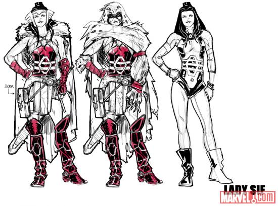Sif designs by Valerio Schiti