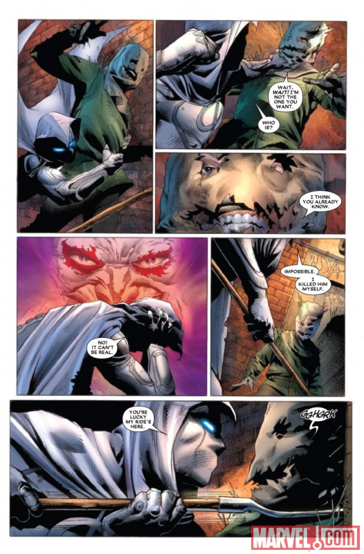 VENGEANCE OF THE MOON KNIGHT #5 Art by Jerome Opena