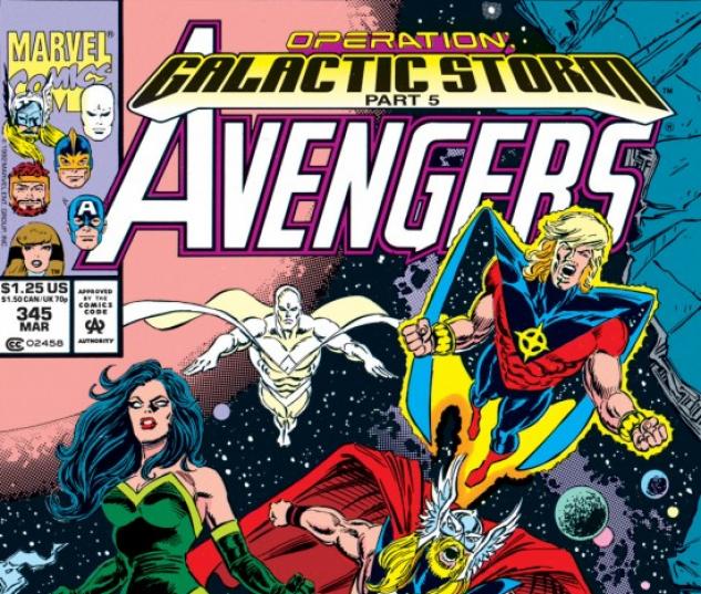 AVENGERS #345 COVER