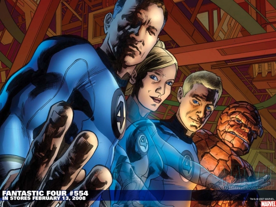 fantastic four wallpaper. Fantastic Four (1997) #554