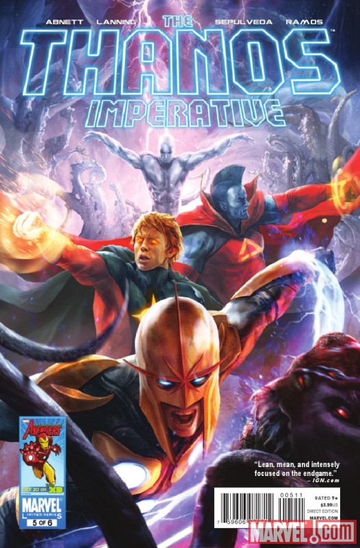 THE THANOS IMPERATIVE #5 cover by Aleksi Briclot