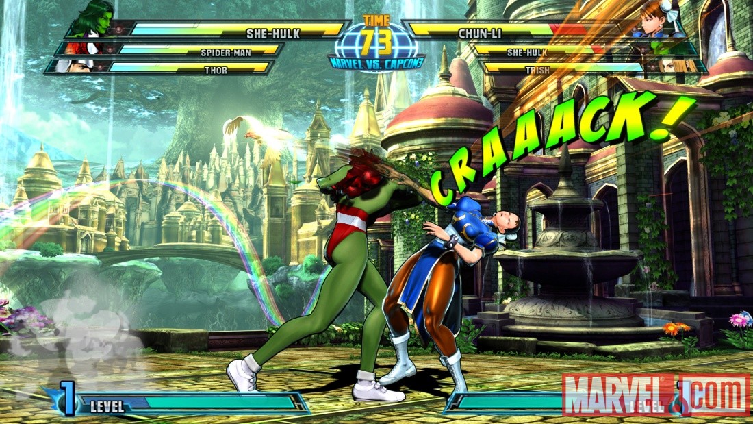 Marvel vs. Capcom 3: She-Hulk screenshot