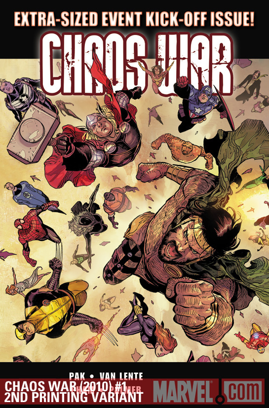 Chaos War (2010) #1 (2ND PRINTING VARIANT)