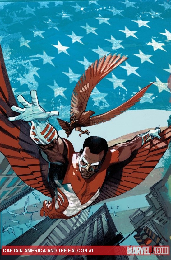 Captain America and Falcon #1 cover by Greg Tocchini