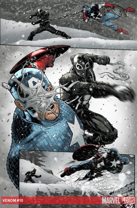 Venom (2011) #10 preview art by Lan Medina