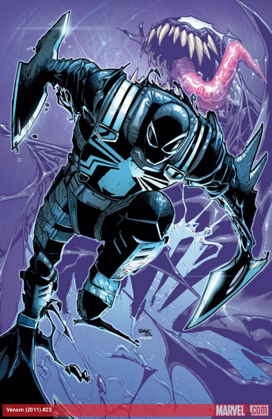 Venom #23 variant cover by Humberto Ramos