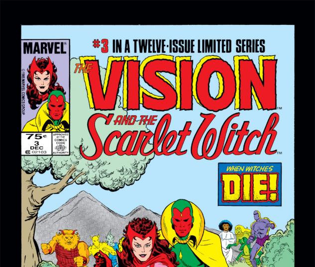 Vision and the Scarlet Witch (1985) #3 Cover