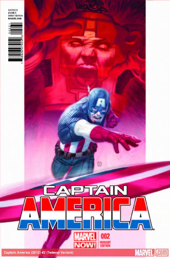 CAPTAIN AMERICA 2 TEDESCO VARIANT (NOW, 1 FOR 50, WITH DIGITAL CODE)
