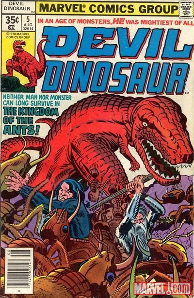 DEVIL DINOSAUR #5 Cover by Jack Kirby