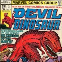 DEVIL DINOSAUR #5 Cover by Jack Kirby