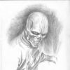 Red Skull sketch by Alex Ross