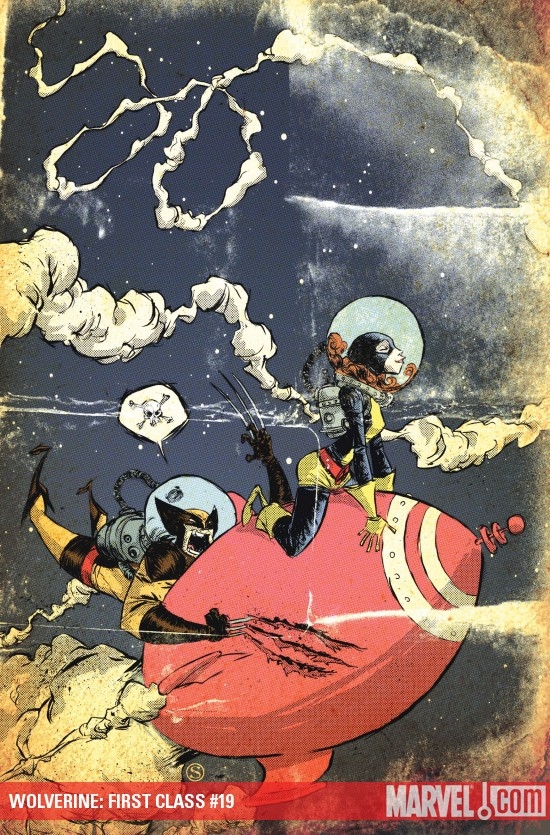 Wolverine: First Class #19 cover by Skottie Young
